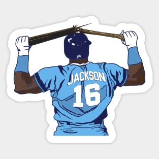 Bo Jackson Bat Break Sticker